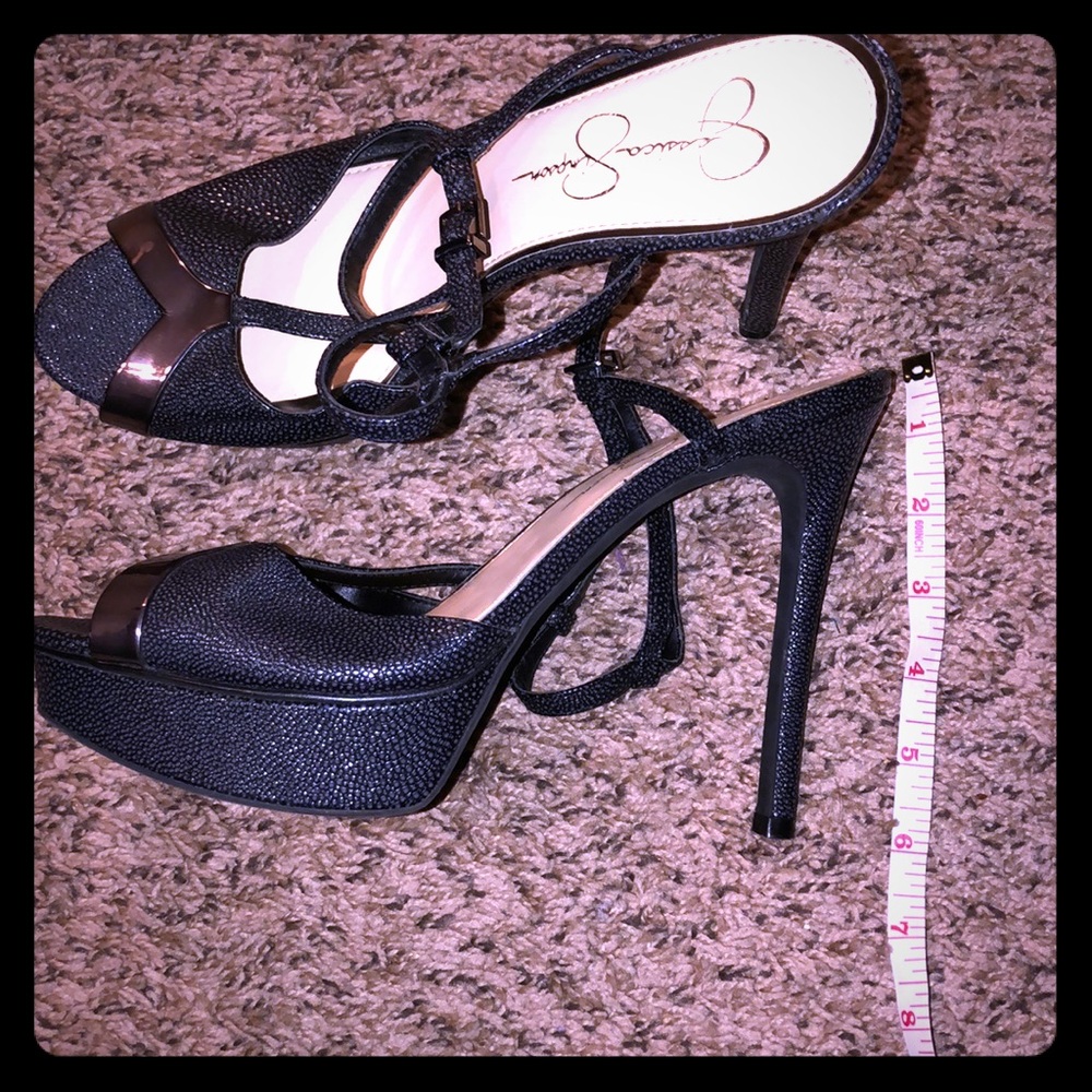 Strappy Black Jessica Simpson Heels